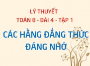 Các hằng đẳng thức đáng nhớ: Lập phương của một tổng, lập phương của một hiệu - Toán 8 bài 4 tập 1